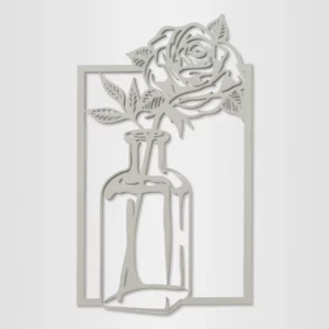 La fleur dans le vase, photo réaliste